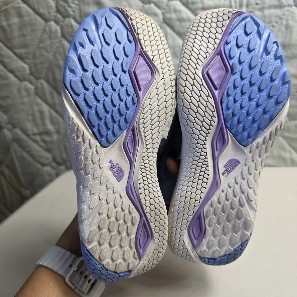 The North Face Kids Blue/Purple Sandal Sneakers Hiking Shoes Size 3